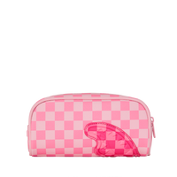 PINK SHARKS IN PARIS PATCH POUCH