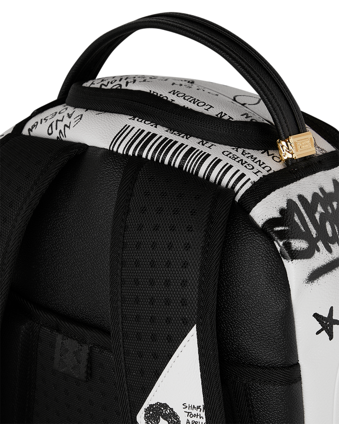 LFW SKETCHED BLACK AND WHITE DLXSV BACKPACK