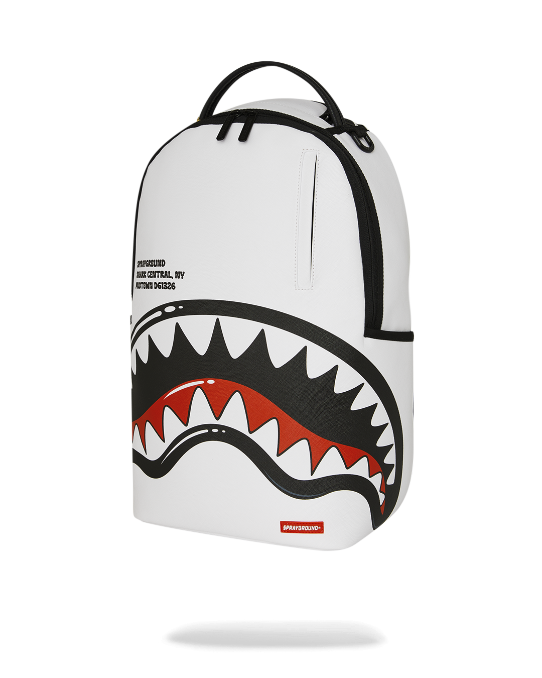 SHARK CENTRAL BUBBLY WHITE DLXSV BACKPACK