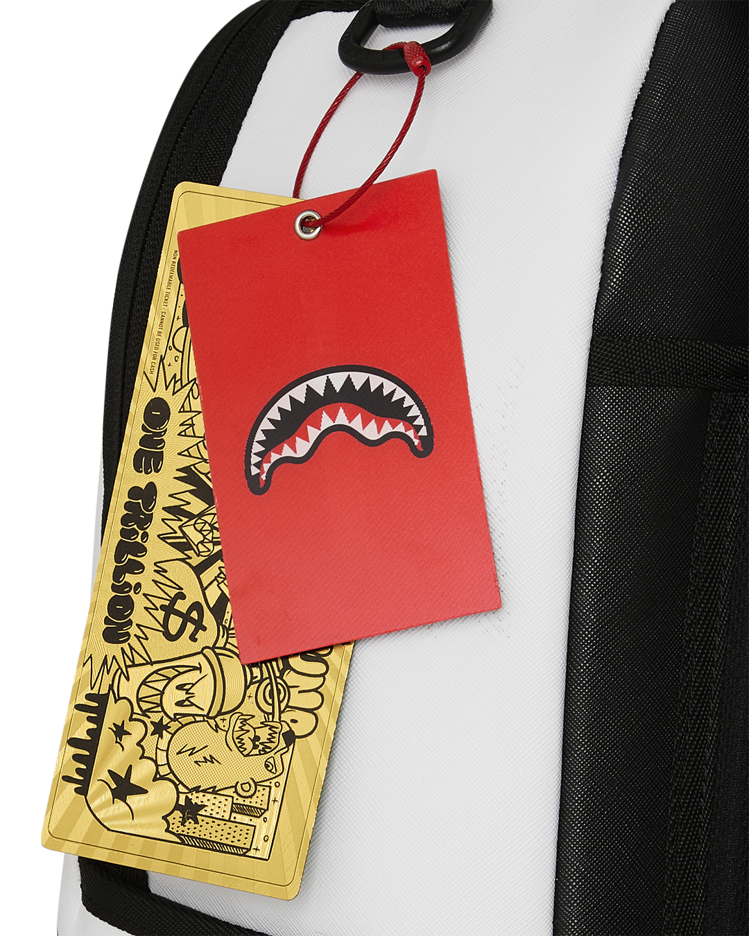 SHARK CENTRAL BUBBLY WHITE DLXSV BACKPACK