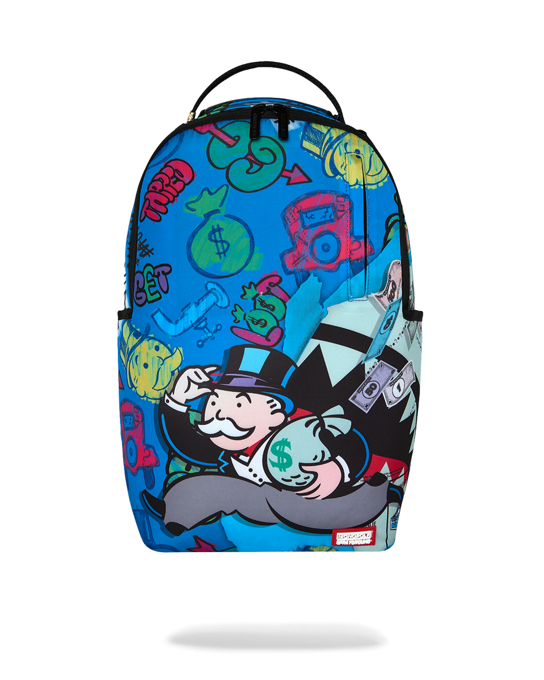MONOPOLY BLUE TEAR THROUGH DLXSR BACKPACK