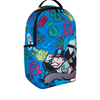 MONOPOLY BLUE TEAR THROUGH DLXSR BACKPACK