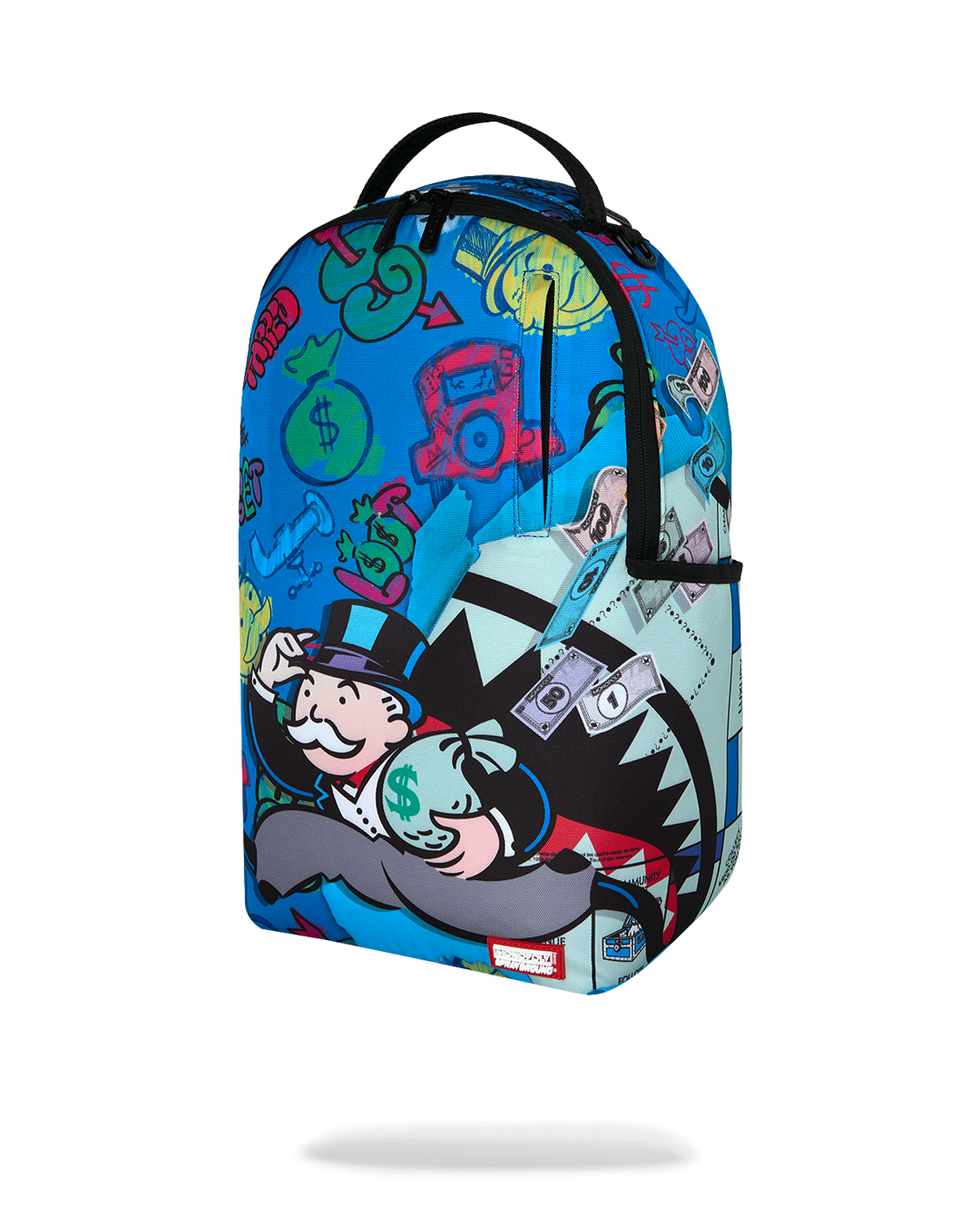 MONOPOLY BLUE TEAR THROUGH DLXSR BACKPACK