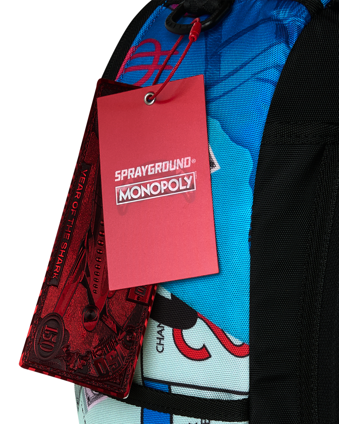 MONOPOLY BLUE TEAR THROUGH DLXSR BACKPACK
