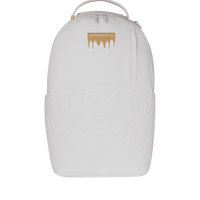 GOLD BRICK LUXE WHITE BACKPACK
