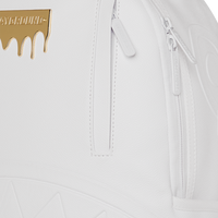 GOLD BRICK LUXE WHITE BACKPACK