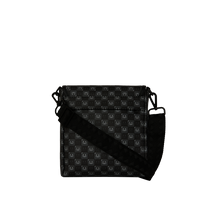 SHARKS IN PARIS WTF BUBBLY BLACK CHECK MESSENGER SLING