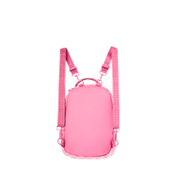 PINK NEW CHECK FACES MINI BACKPACK