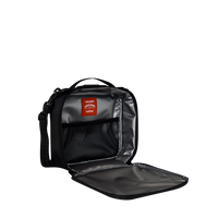 SHARK CENTRAL BLACK NYLON CAMO EMBOSSED SHARK SNACKPACK