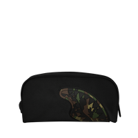 SHARK CENTRAL BLACK NYLON CAMO EMBOSSED SHARK POUCH