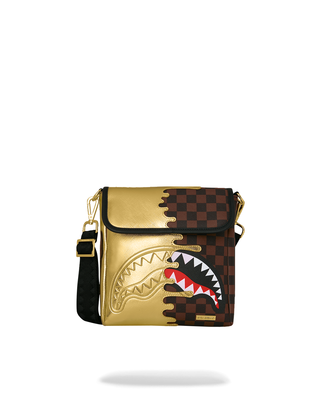 GOLD DRIP MESSENGER SLING