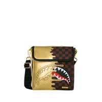 GOLD DRIP MESSENGER SLING