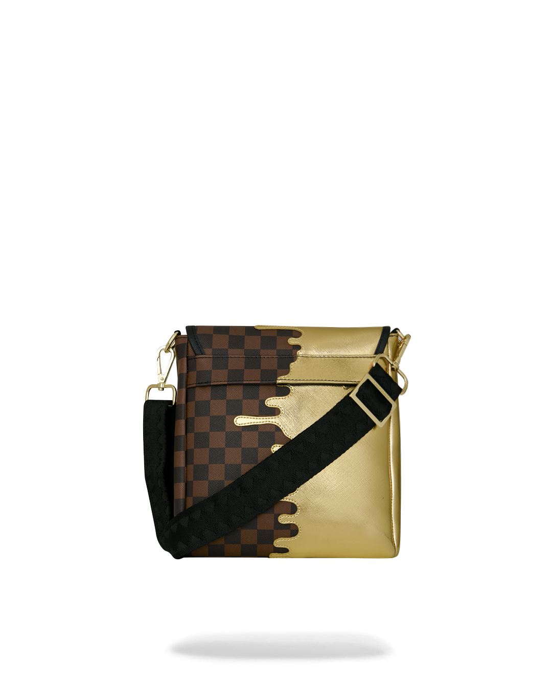 GOLD DRIP MESSENGER SLING