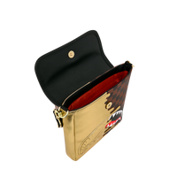 GOLD DRIP MESSENGER SLING