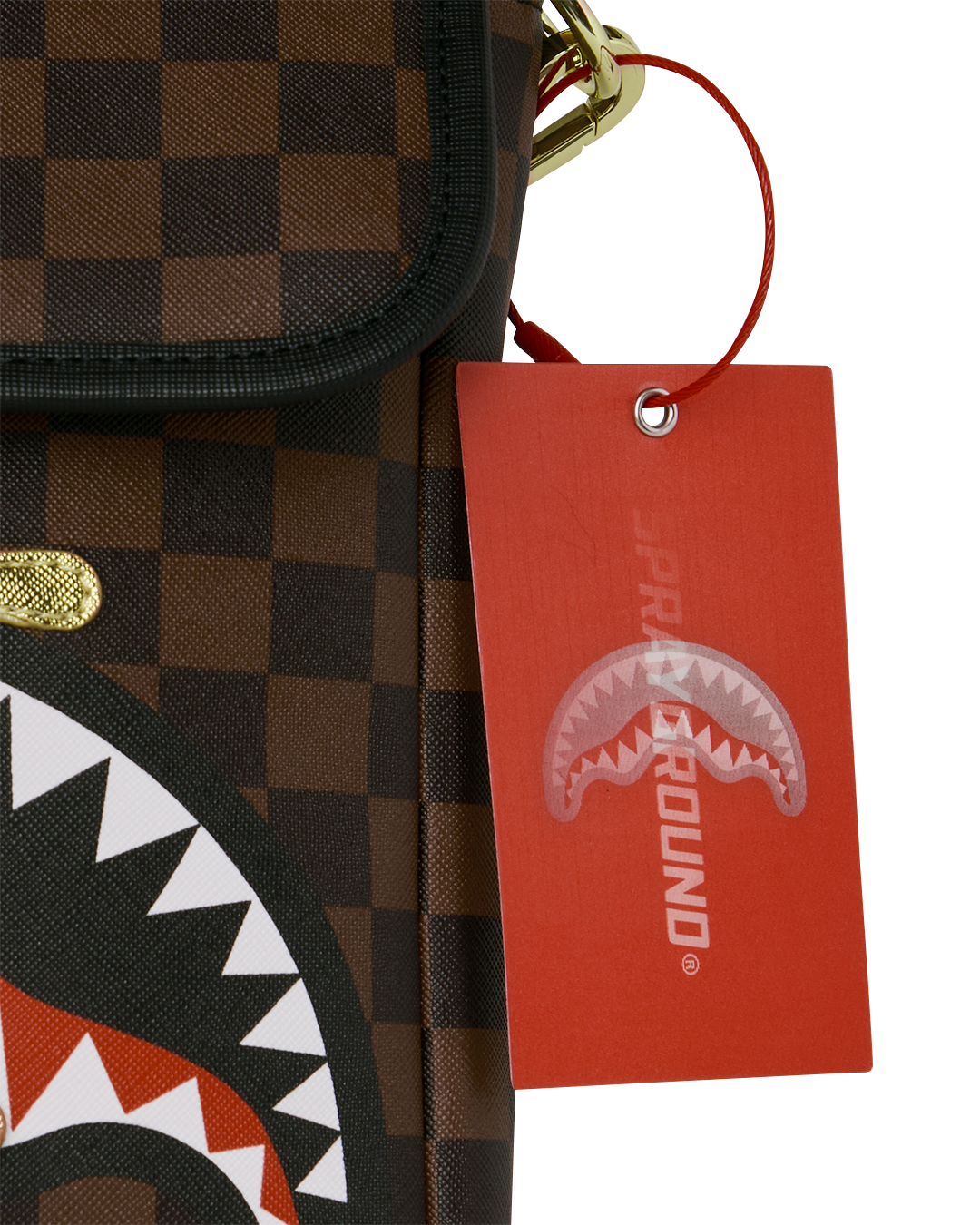 GOLD DRIP MESSENGER SLING