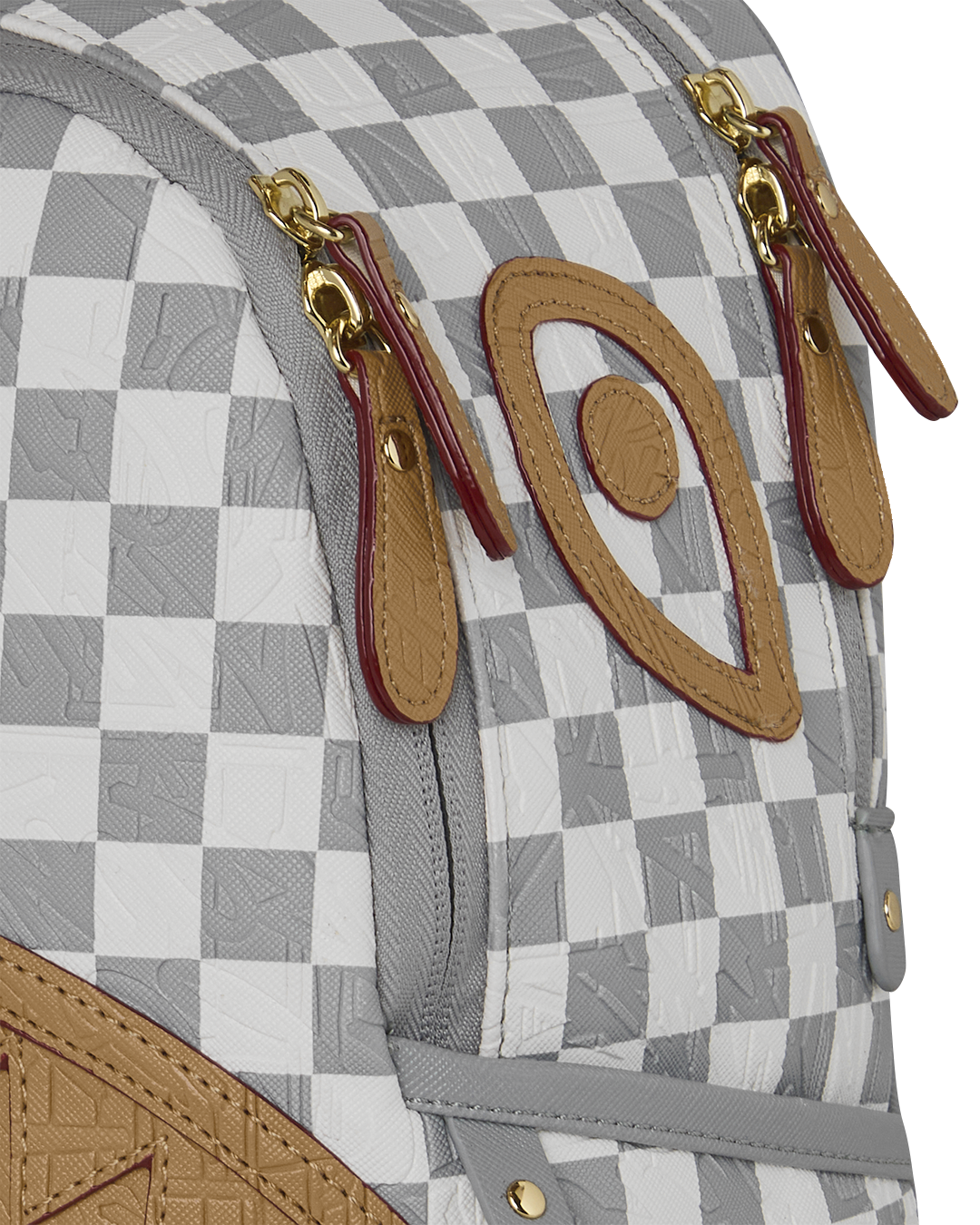 EMBOSSED CHECK CREAM SAVAGE