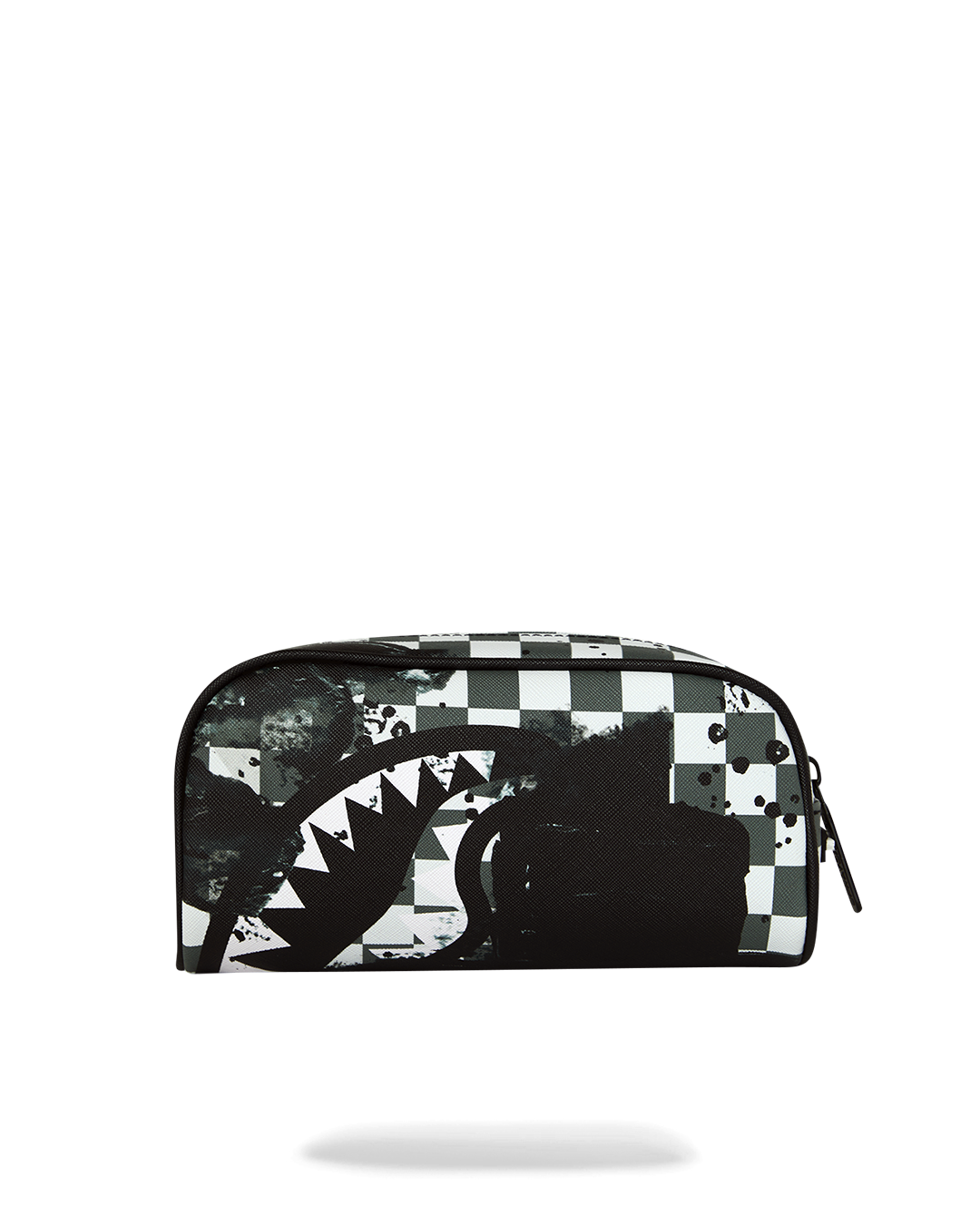PAINTED OVER CHECK PENCIL POUCH