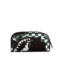 PAINTED OVER CHECK PENCIL POUCH