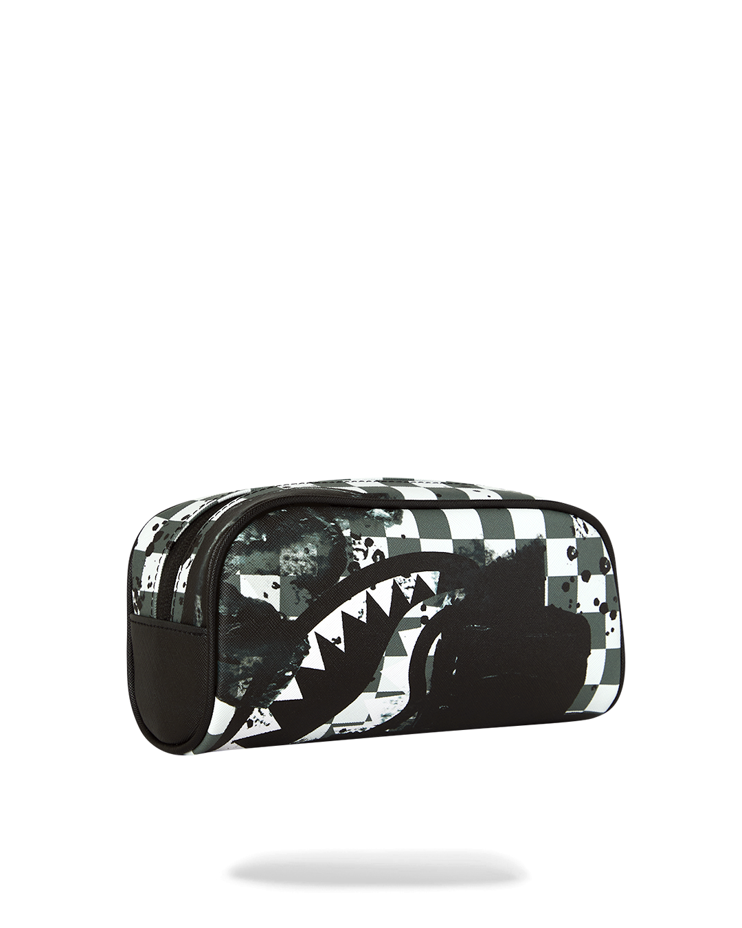 PAINTED OVER CHECK PENCIL POUCH