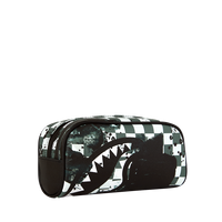 PAINTED OVER CHECK PENCIL POUCH