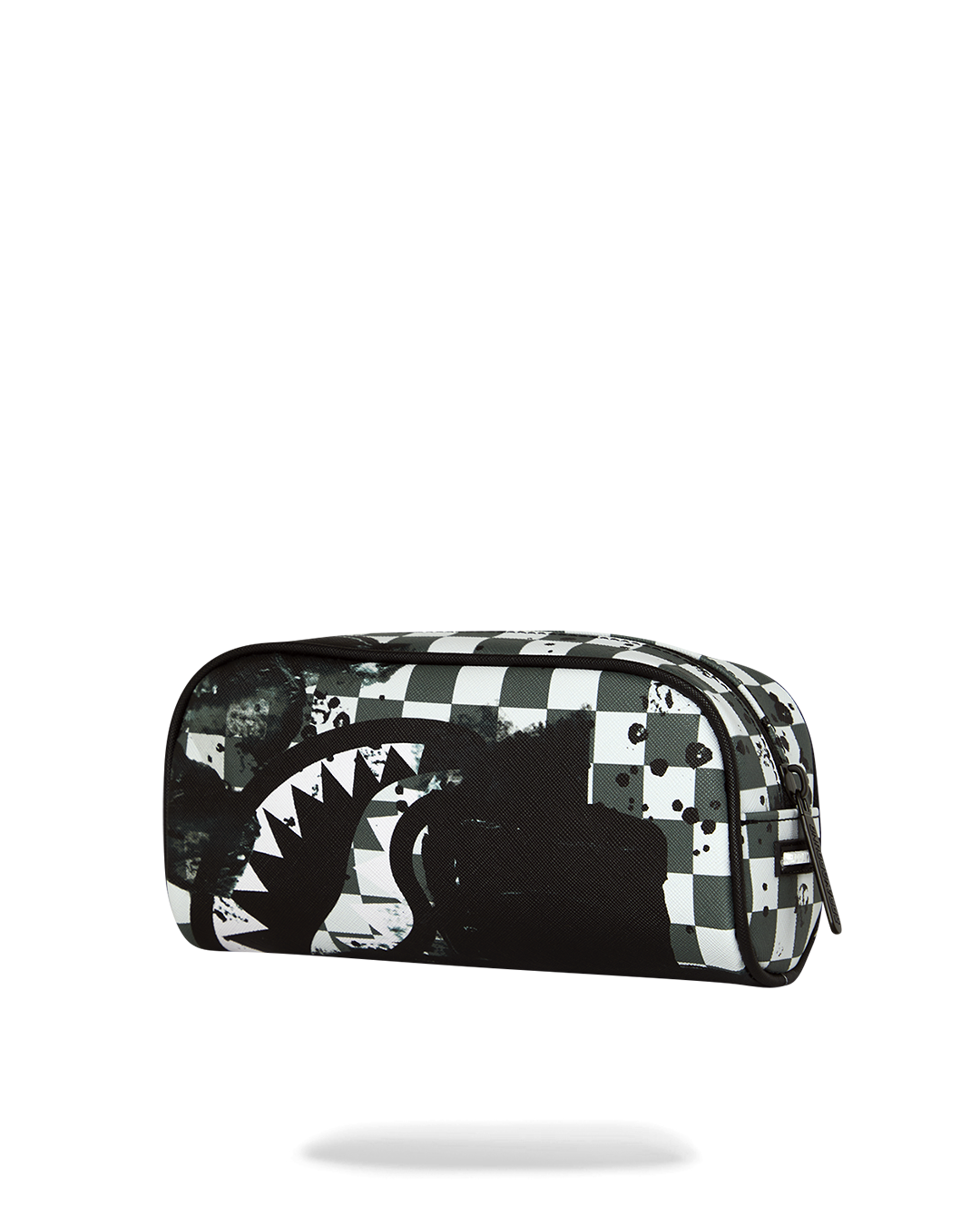 PAINTED OVER CHECK PENCIL POUCH
