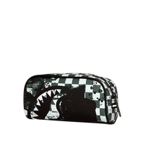 PAINTED OVER CHECK PENCIL POUCH