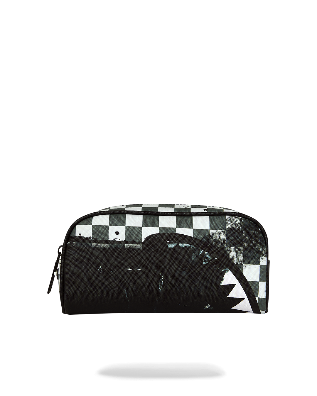 PAINTED OVER CHECK PENCIL POUCH