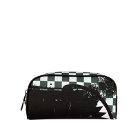 PAINTED OVER CHECK PENCIL POUCH