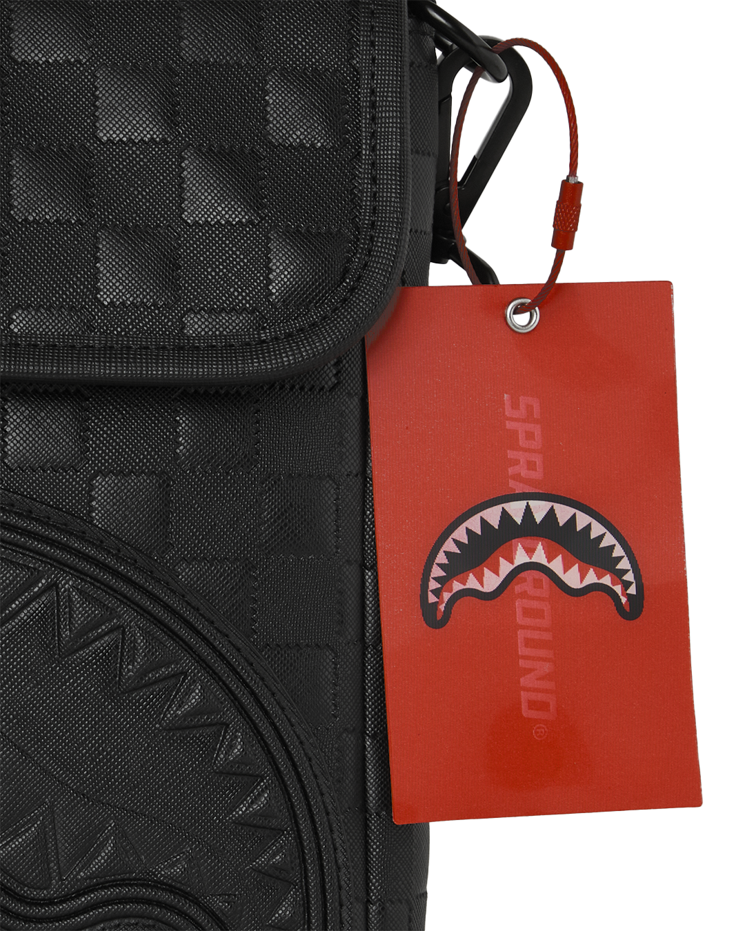 RAISED CHECK MESSENGER SLING