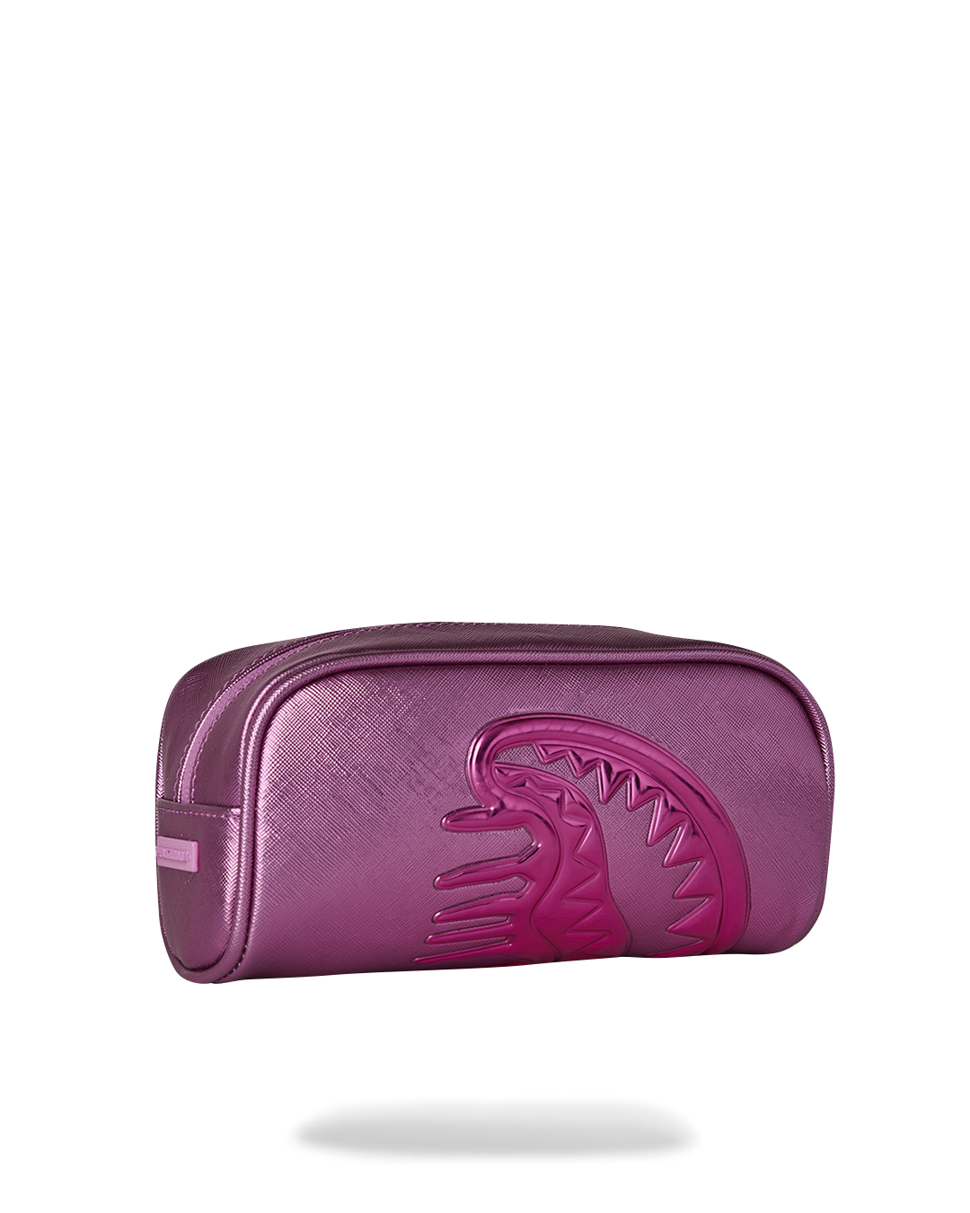 METALLIC PINK METALLIC DRIP PENCIL POUCH