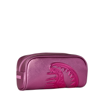 METALLIC PINK METALLIC DRIP PENCIL POUCH