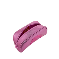 METALLIC PINK METALLIC DRIP PENCIL POUCH