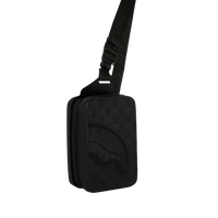 RAISED CHECK EMBOSSED HARDSHELL SLING