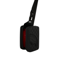 RAISED CHECK EMBOSSED HARDSHELL SLING