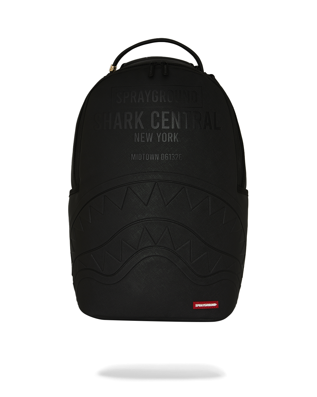 SHARK CENTRAL EMBOSSED BLACK DLXSV BACKPACK