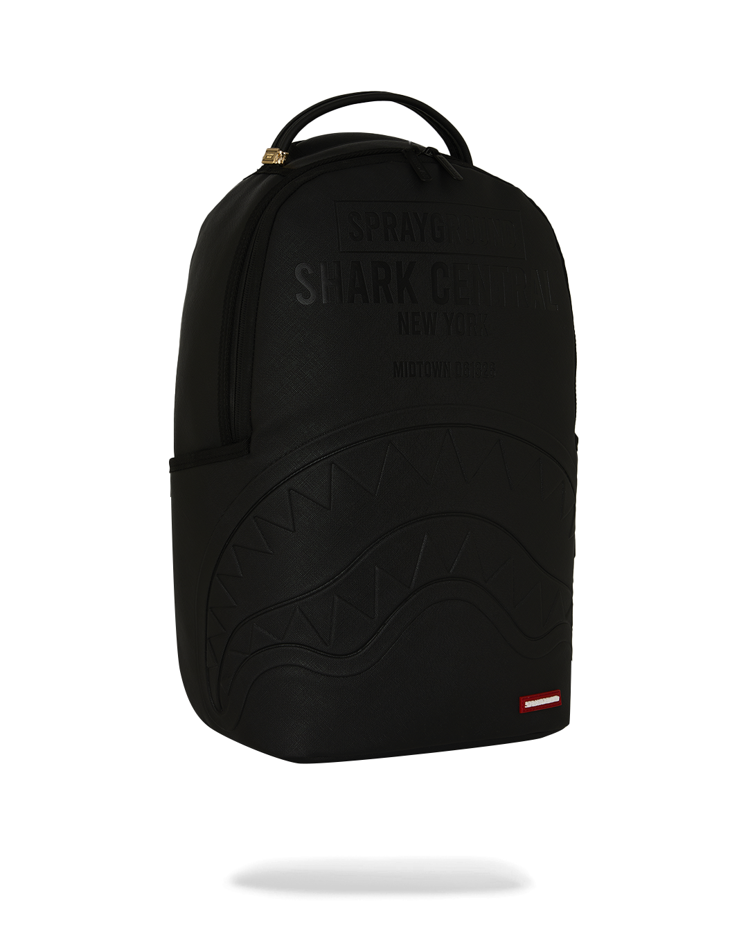 SHARK CENTRAL EMBOSSED BLACK DLXSV BACKPACK