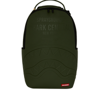 SHARK CENTRAL EMBOSSED GREEN DLXSV BACKPACK