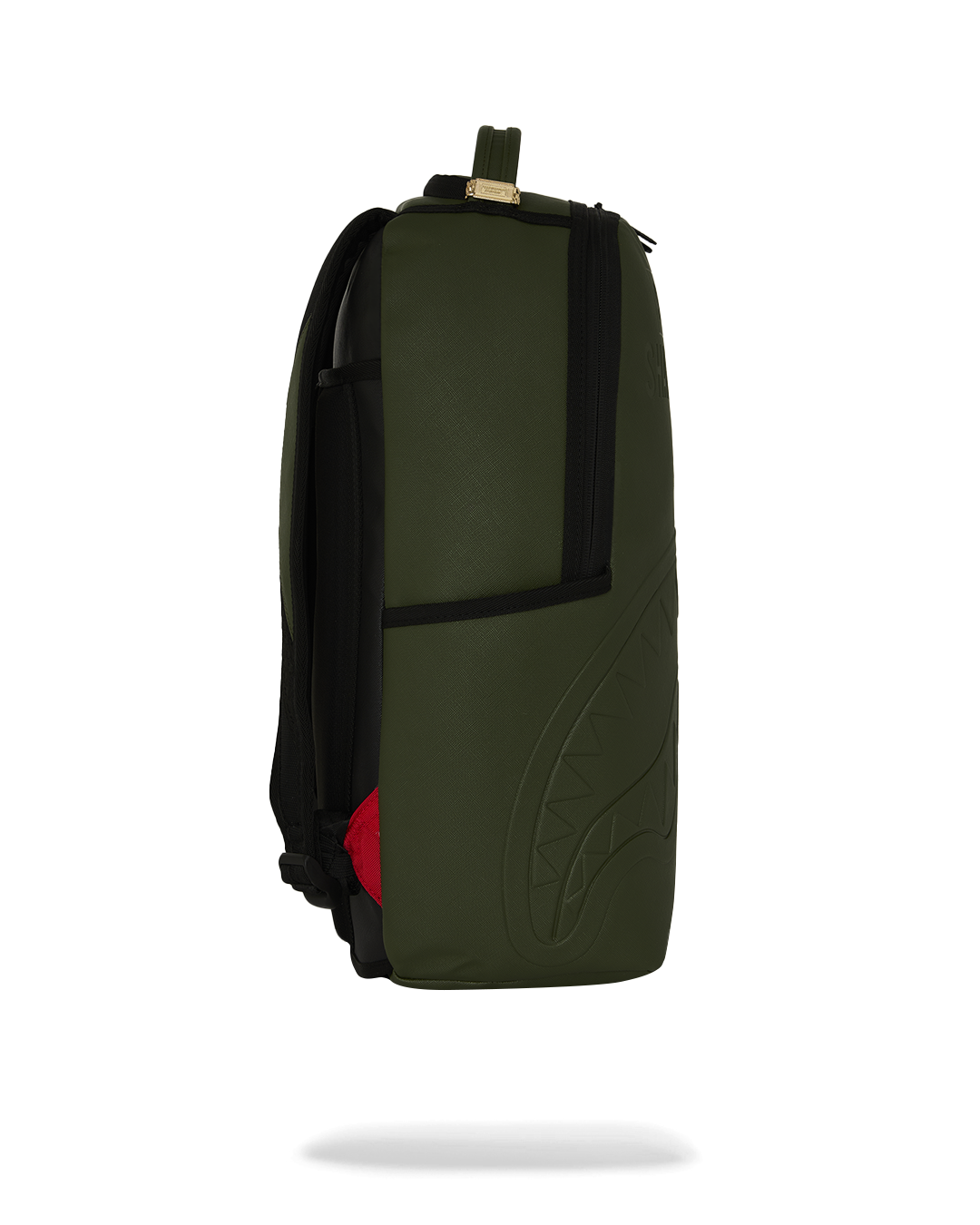 SHARK CENTRAL EMBOSSED GREEN DLXSV BACKPACK