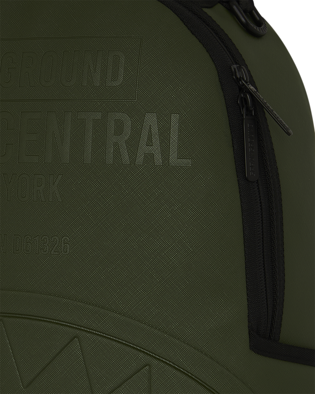 SHARK CENTRAL EMBOSSED GREEN DLXSV BACKPACK
