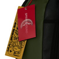 SHARK CENTRAL EMBOSSED GREEN DLXSV BACKPACK