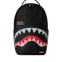 SHARK CENTRAL BLACK EMBROIDERED SHARK DLXSV BACKPACK