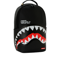 SHARK CENTRAL BLACK EMBROIDERED SHARK DLXSV BACKPACK