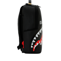 SHARK CENTRAL BLACK EMBROIDERED SHARK DLXSV BACKPACK