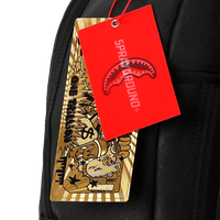 SHARK CENTRAL BLACK EMBROIDERED SHARK DLXSV BACKPACK