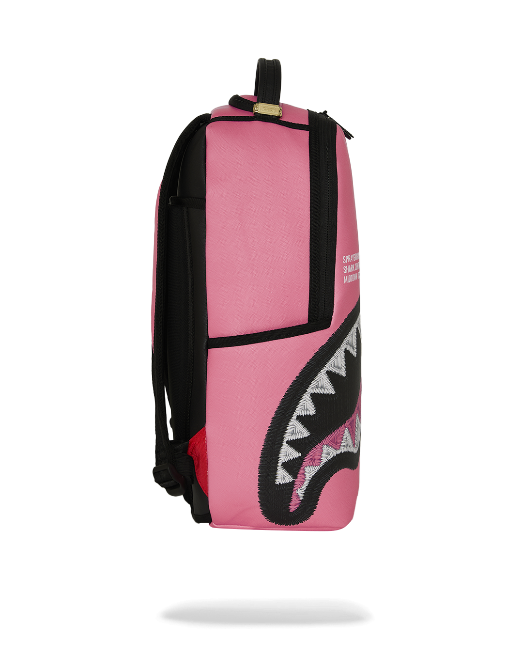 SHARK CENTRAL PINK EMBROIDERED SHARK DLXSV BACKPACK