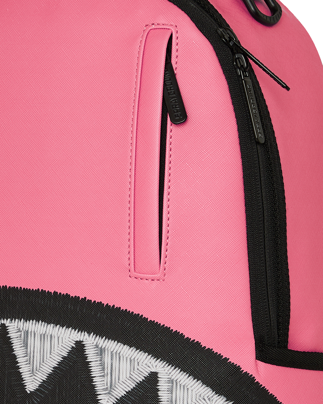 SHARK CENTRAL PINK EMBROIDERED SHARK DLXSV BACKPACK
