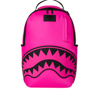 SHARK CENTRAL WHITE STENCIL SHARK PINK DLXSV BACKPACK