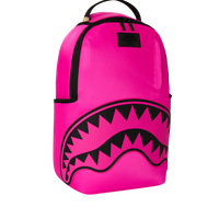 SHARK CENTRAL WHITE STENCIL SHARK PINK DLXSV BACKPACK