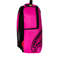 SHARK CENTRAL WHITE STENCIL SHARK PINK DLXSV BACKPACK