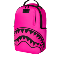 SHARK CENTRAL WHITE STENCIL SHARK PINK DLXSV BACKPACK